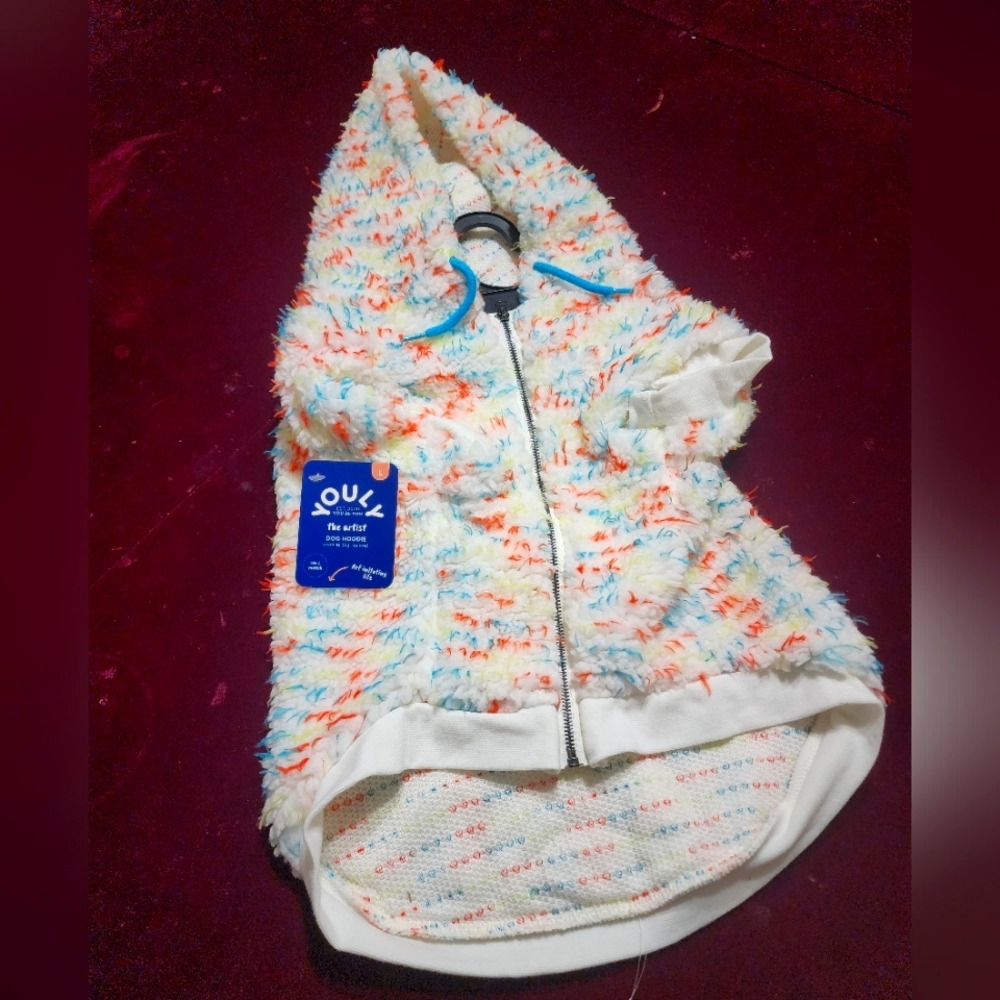 YOULY DOG Fuzzy Cozy Zipper Hoodie - the artist - Picture 4 of 13